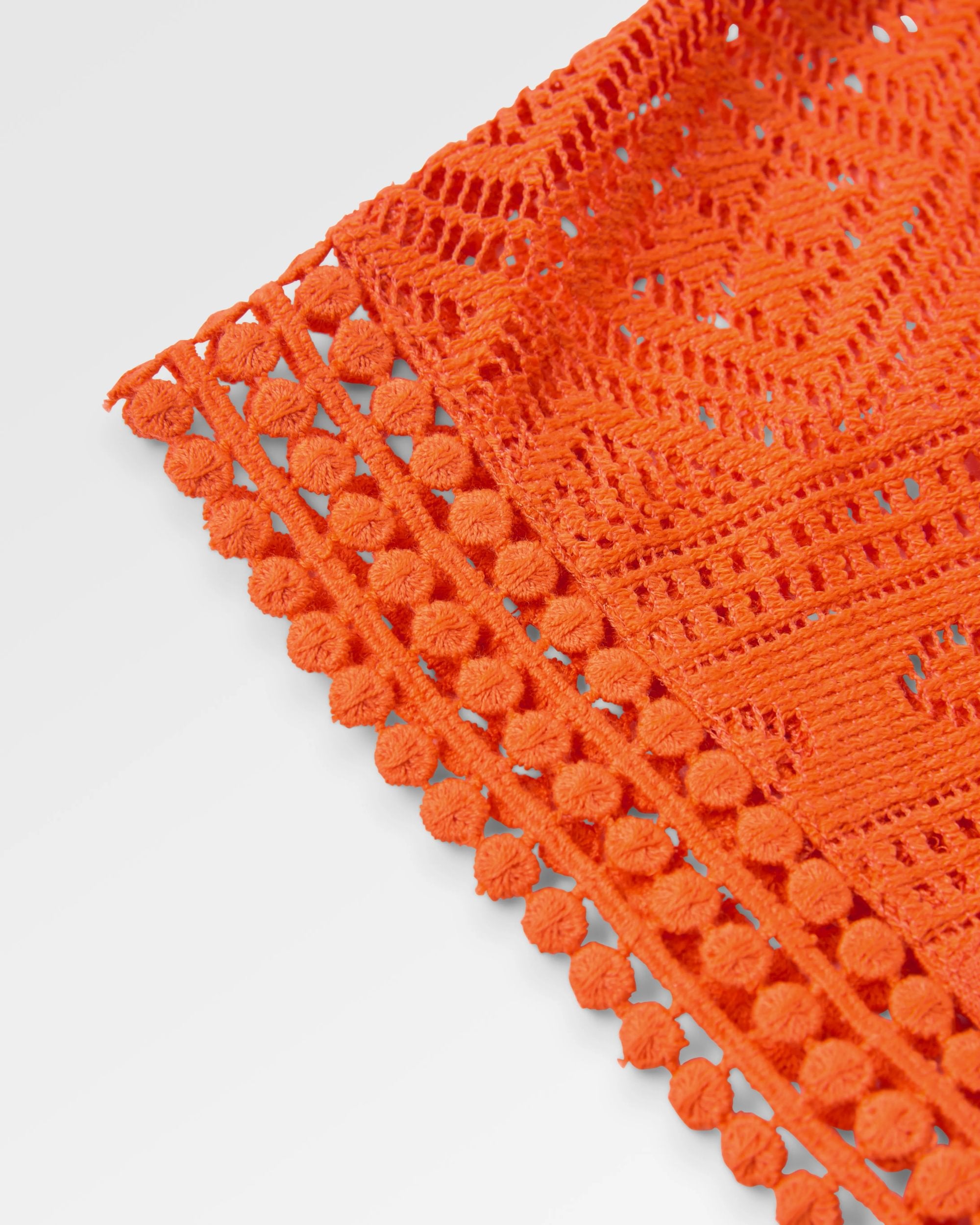 Flurry Woven Top - Ember Orange - Flatlay