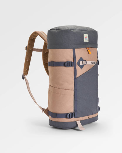 Vantage 30L Backpack - Charcoal/ Caramel - Flatlay