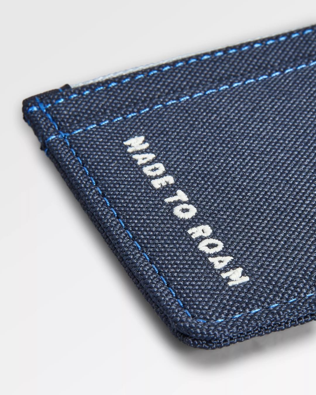 Recycled Card Holder - Dark Denim - Flatlay