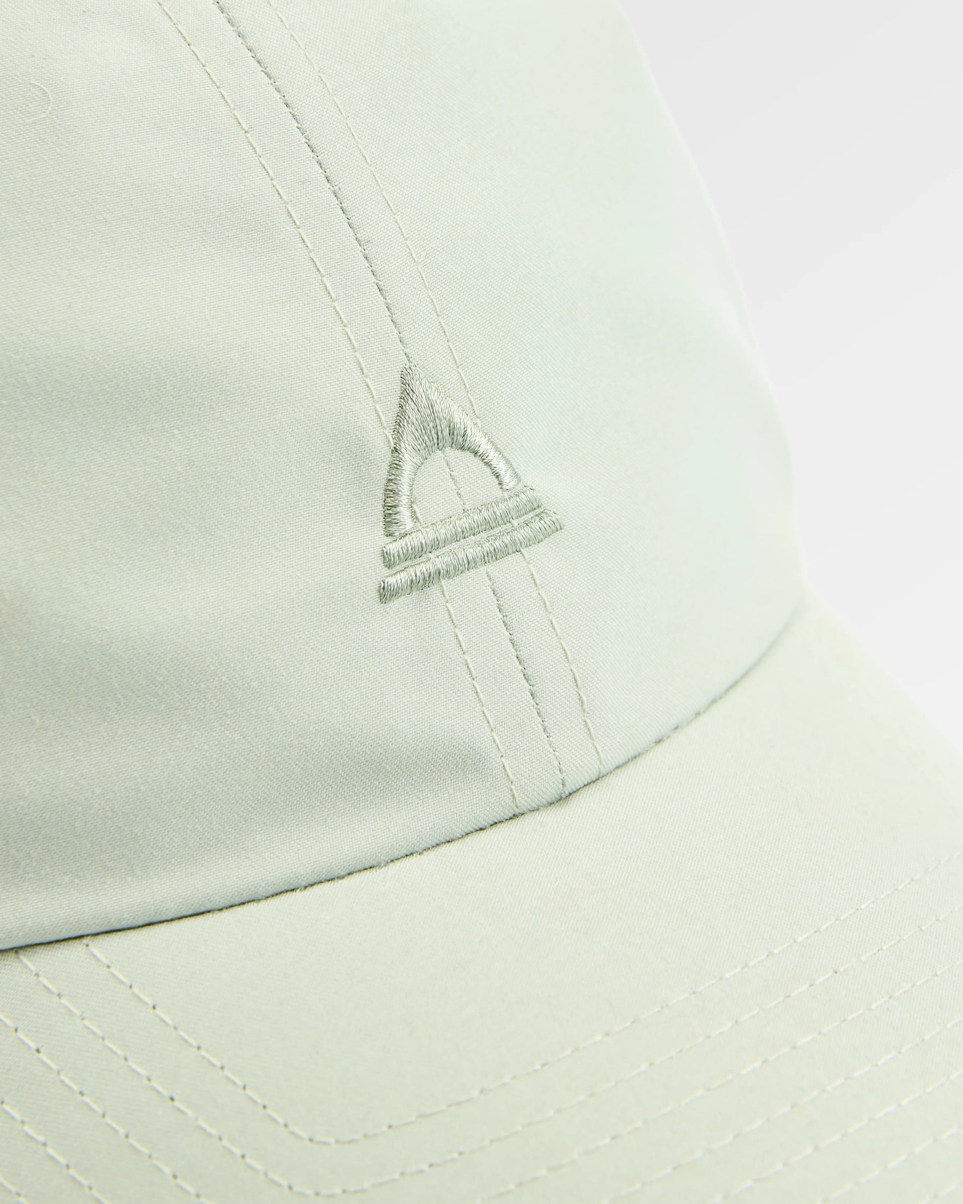 Classic Lite Recycled 6 Panel Cap - Pistachio - Flatlay
