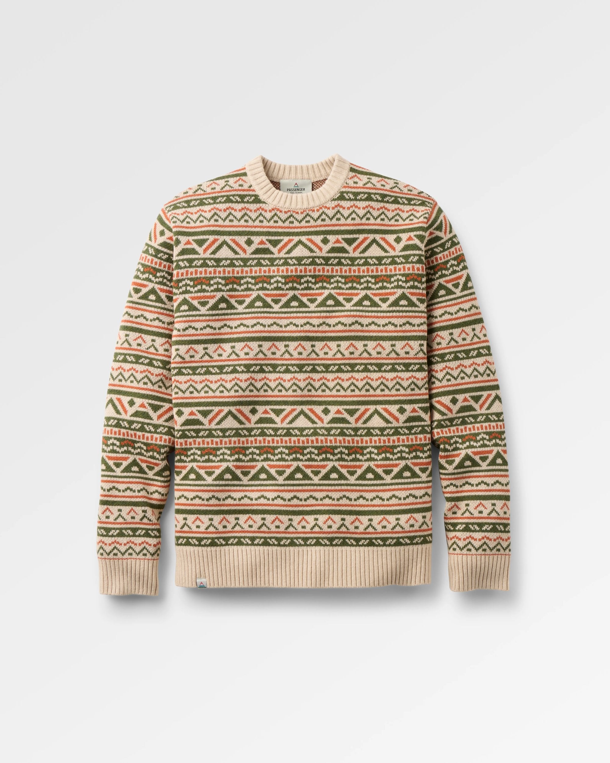 Stoked Knitted Jumper Oatmeal Multi – Passenger