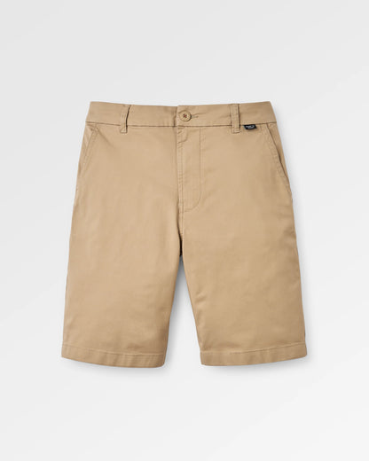 365 Light Organic Cotton Shorts - Biscuit - Flatlay
