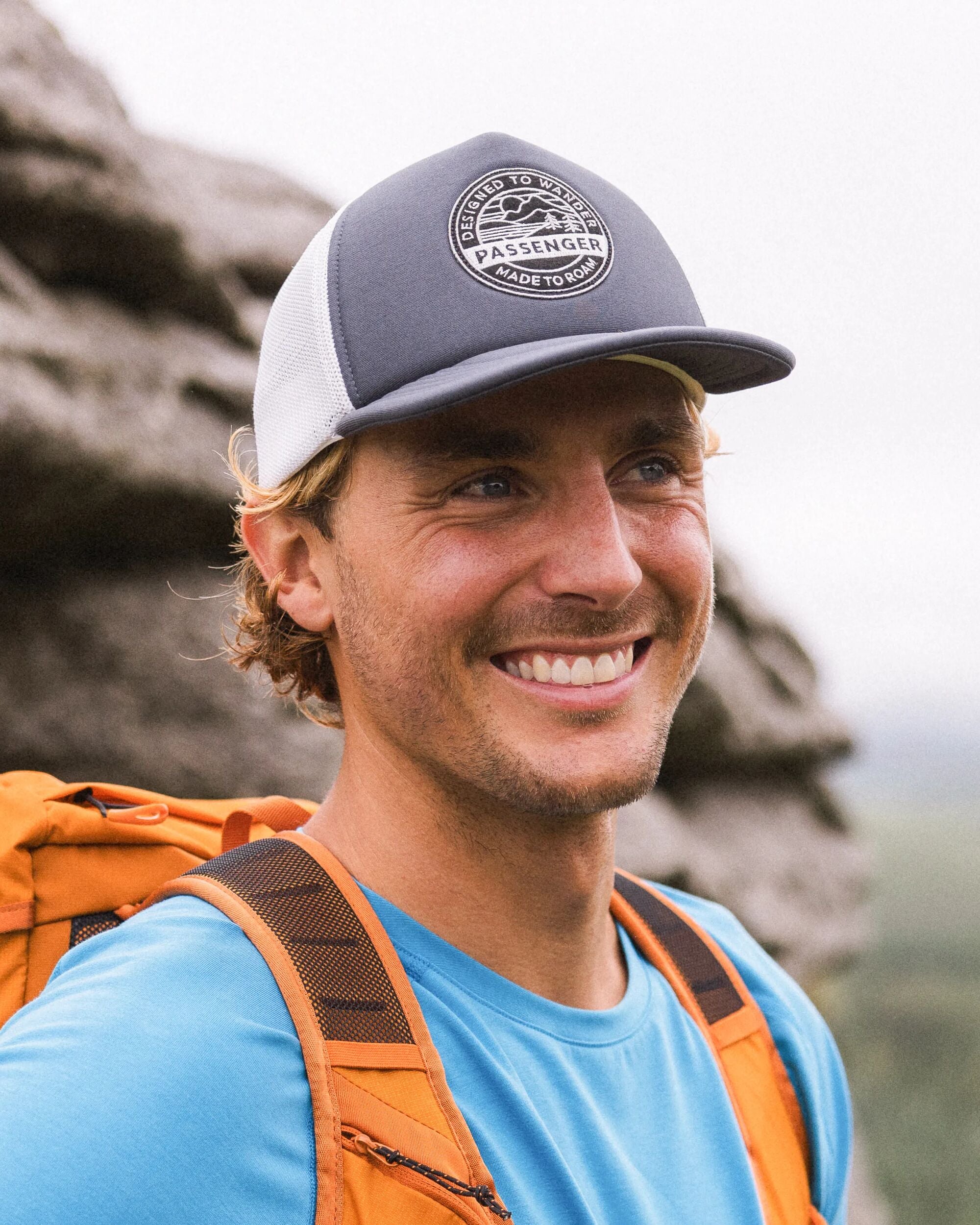 Odyssey Active Trucker Cap - Charcoal - Lifestyle - Male