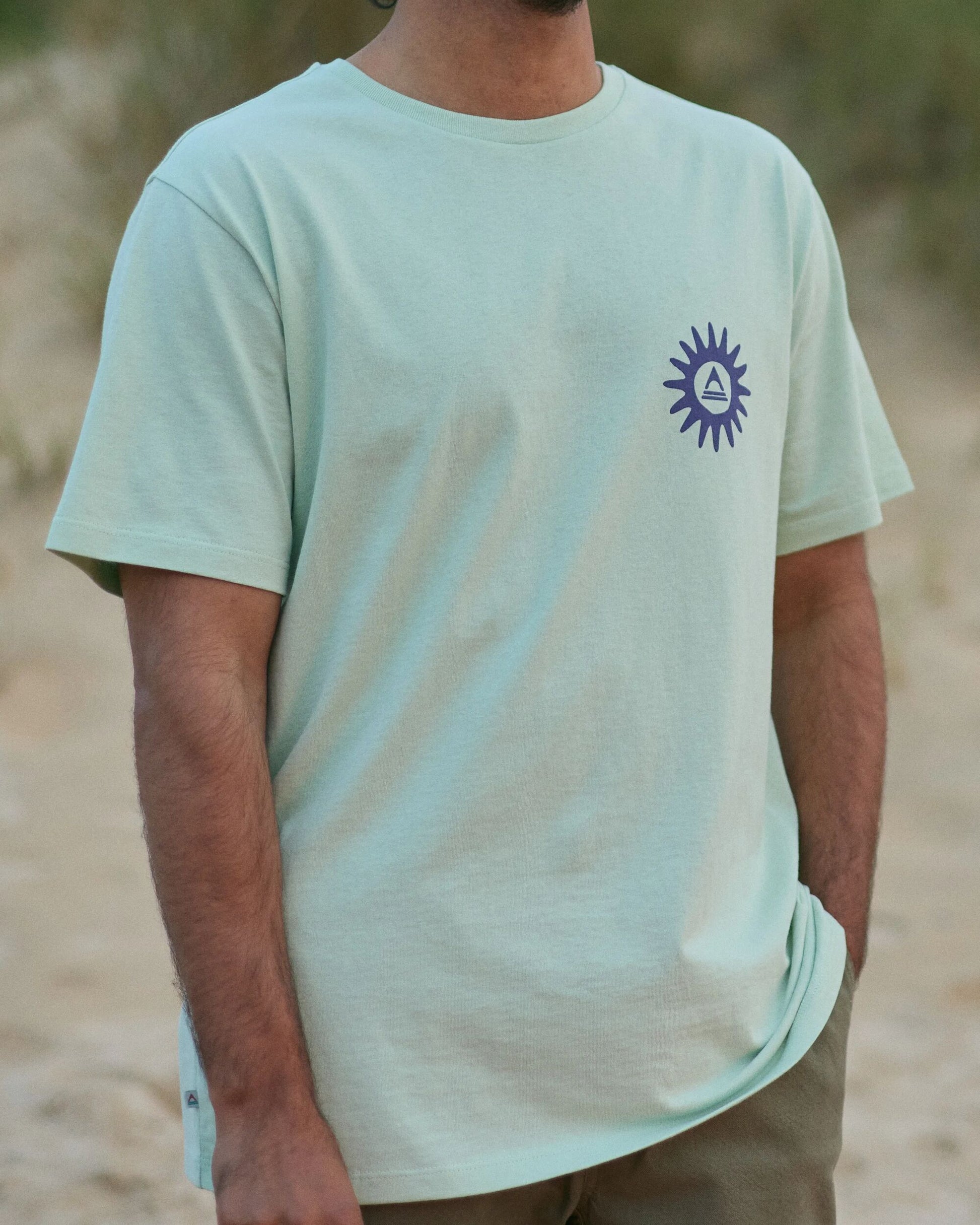 Easy Days Recycled Cotton T-Shirt - Spearmint - Lifestyle