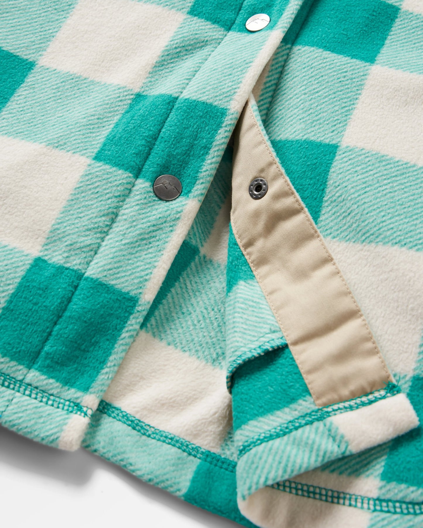 East Recycled Polar Fleece Shirt - Greenlake Buffalo Check