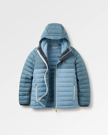 Northstar Down Jacket - Stormy Blue/Faded Denim - Flatlay