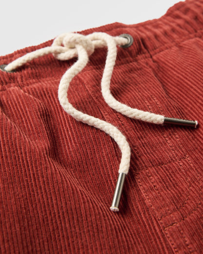 Drifter Cord Short - Redwood - Flatlay