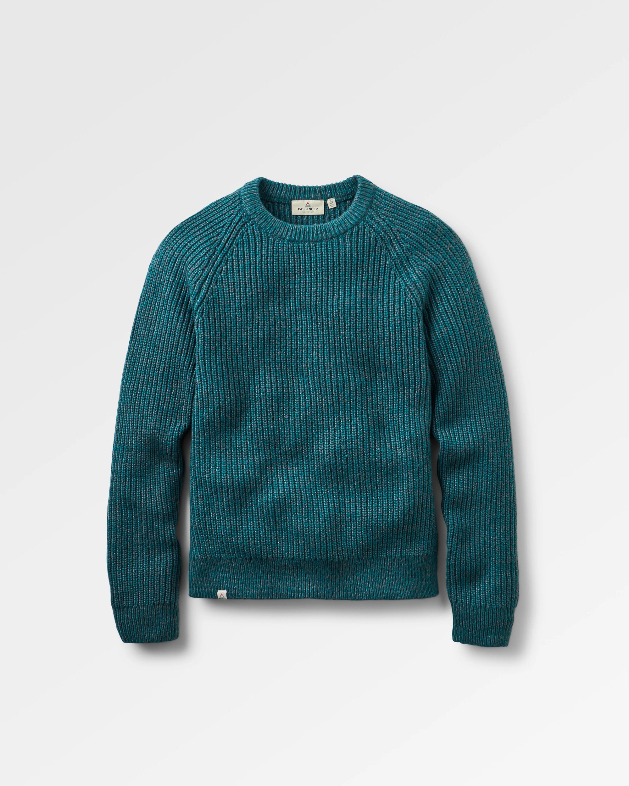 Fog Recycled Knitted Jumper - Mediterranean - Flatlay