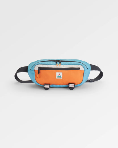 Boondocker Recycled Hip Pack - Arctic/Retro Orange - Flatlay