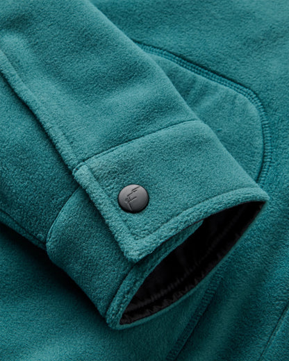 Adapt Recycled Polartec® Overshirt  - Mediterranean - Flatlay