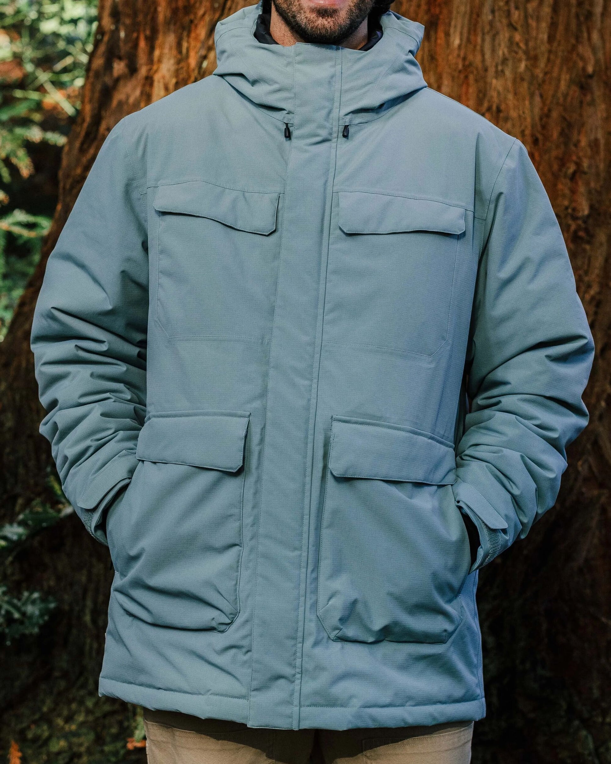 Explorer Waterproof Down Parka - Stormy Sea