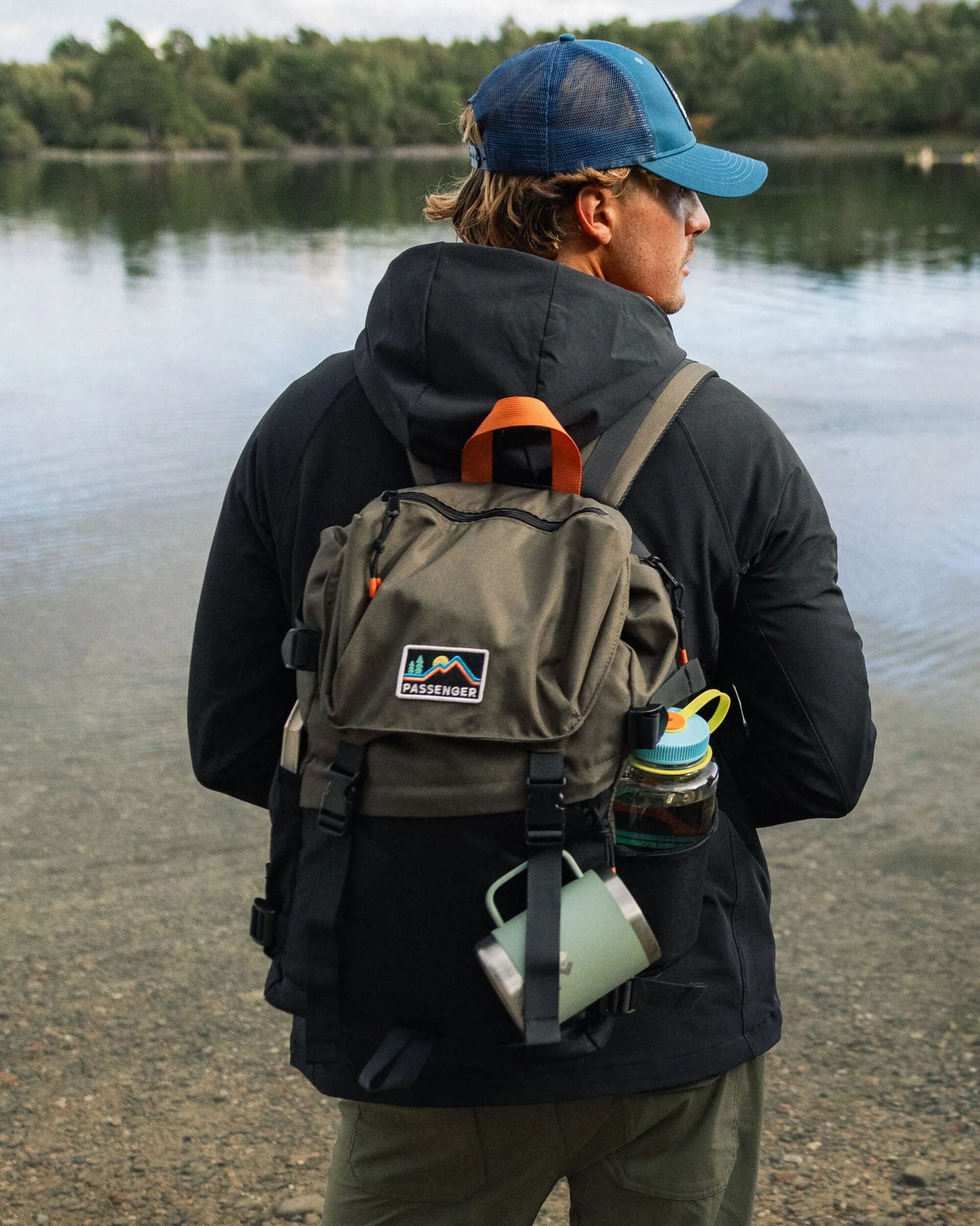 Male_Boondocker Recycled 26L Backpack - Black/Khaki