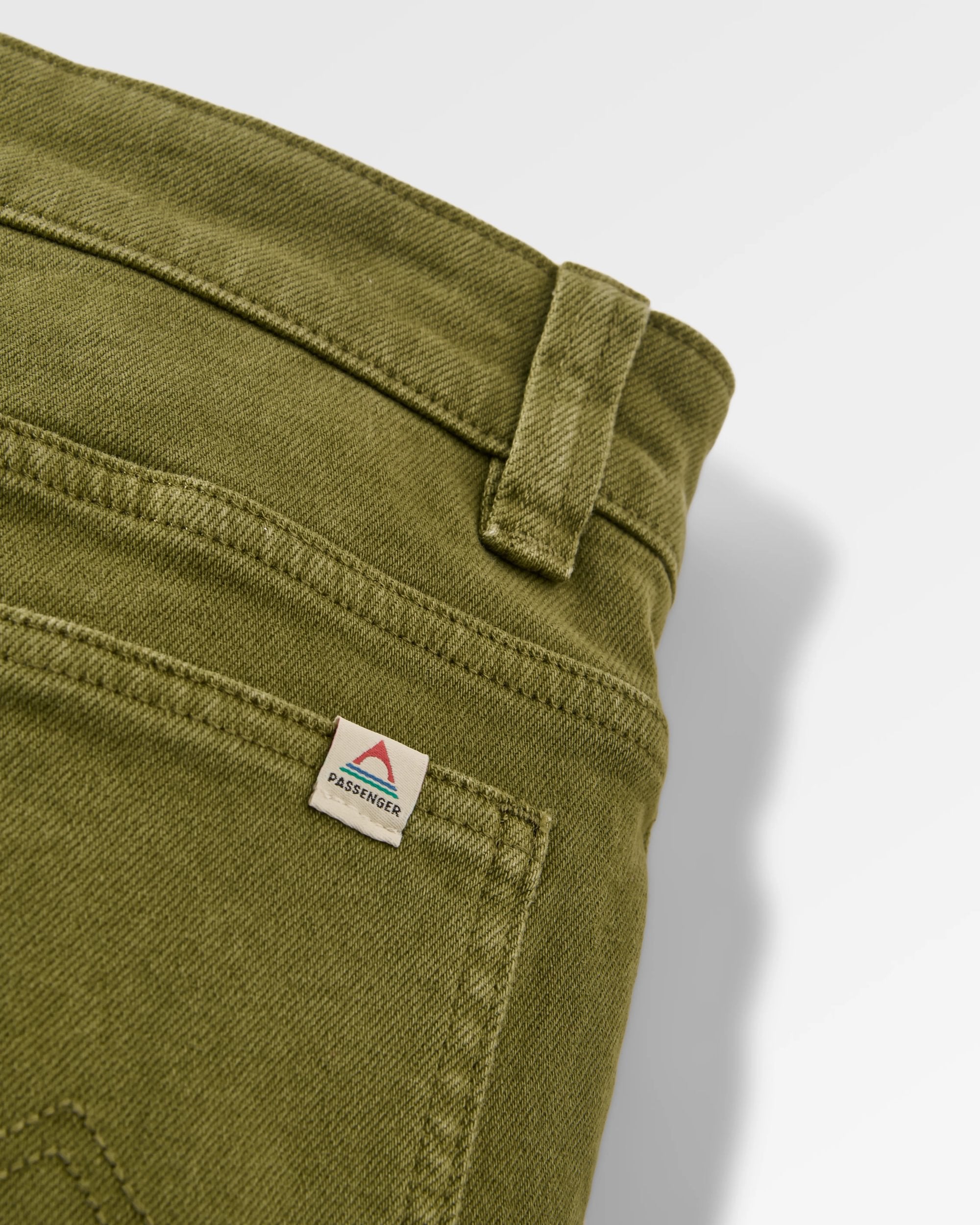 Farloche Organic Cotton Jeans - Khaki - Flatlay