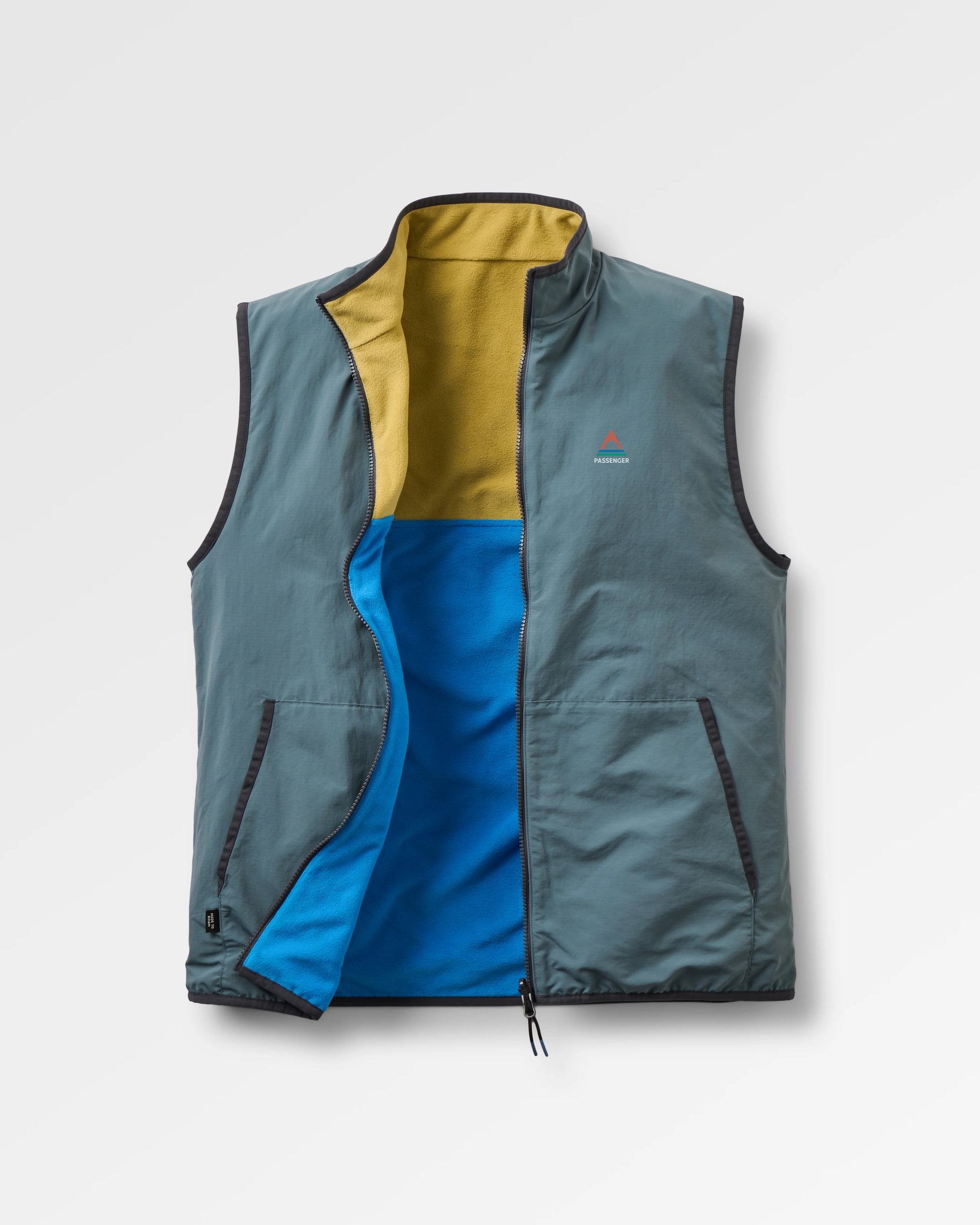 Set Off Reversible Polartec® Fleece Vest Warm Beige/Marine Blue