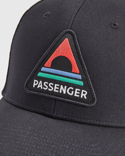 Elements Core Trucker - Triangle Patch - Black - Flatlay