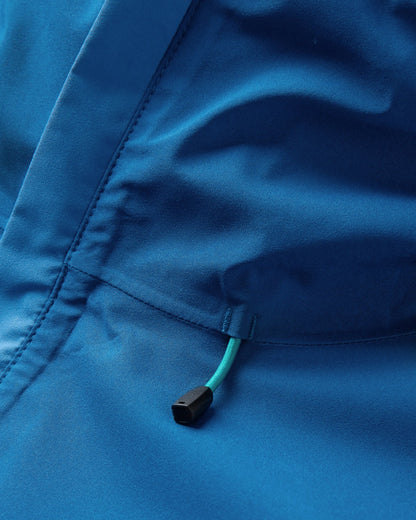 Downpour Recycled Waterproof Jacket - Tidal Blue/Blue Steel