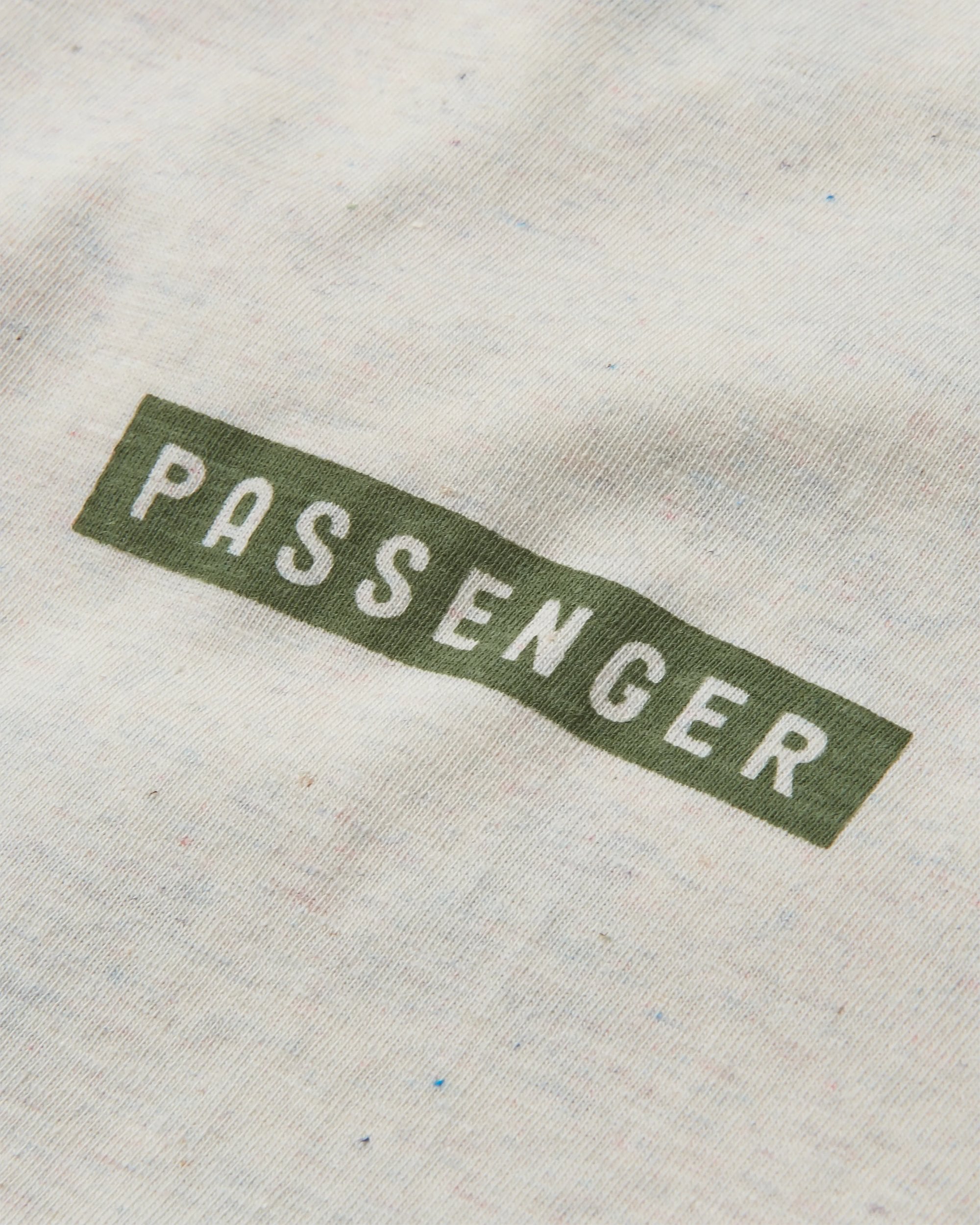 Sierra Recycled Relaxed Fit T-Shirt - Milky Marl - Flatlay