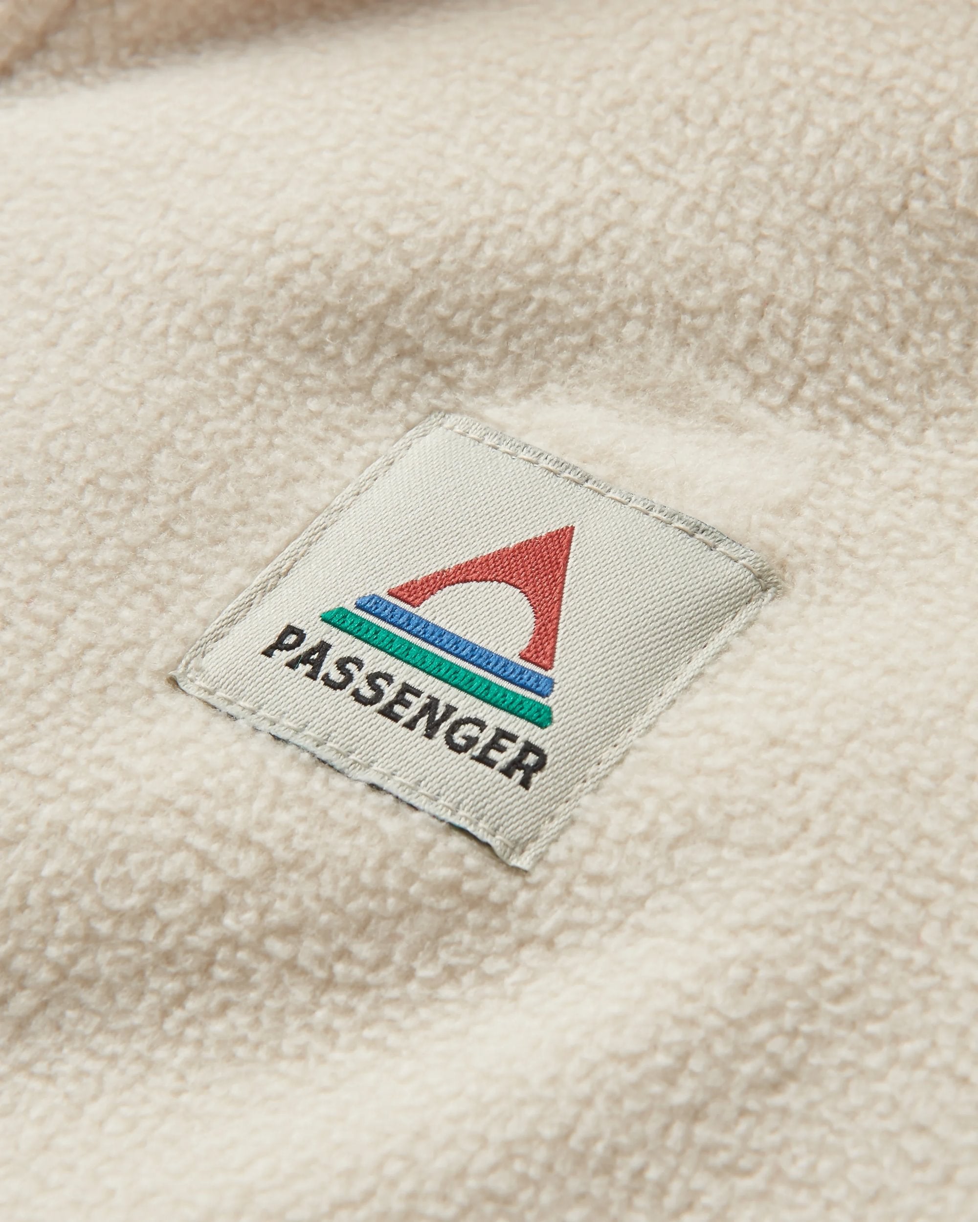 Folksy Recycled Sherpa Fleece - Oat - Flatlay