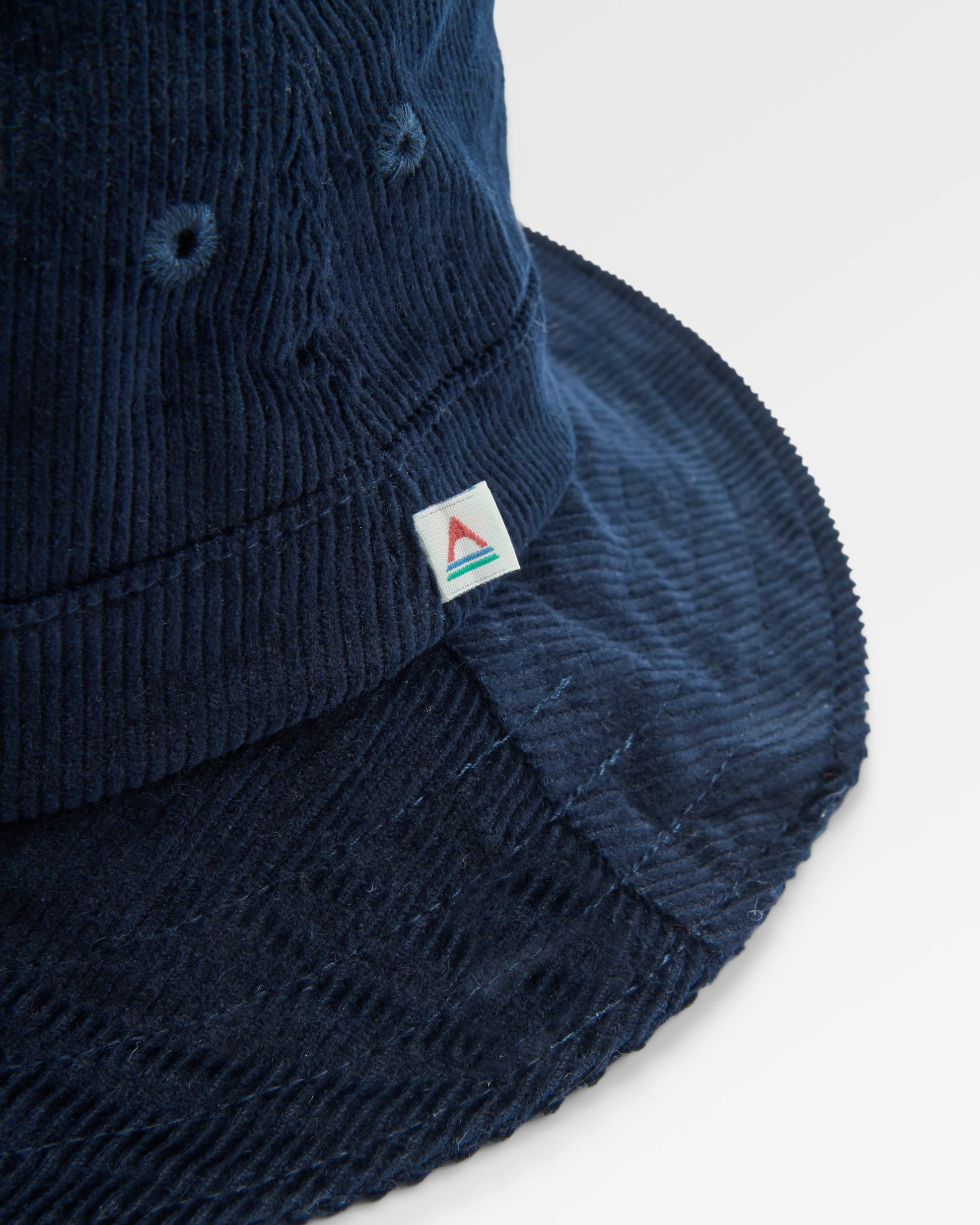 Forest Recycled Cord Bucket Hat - Deep Navy - Flatlay