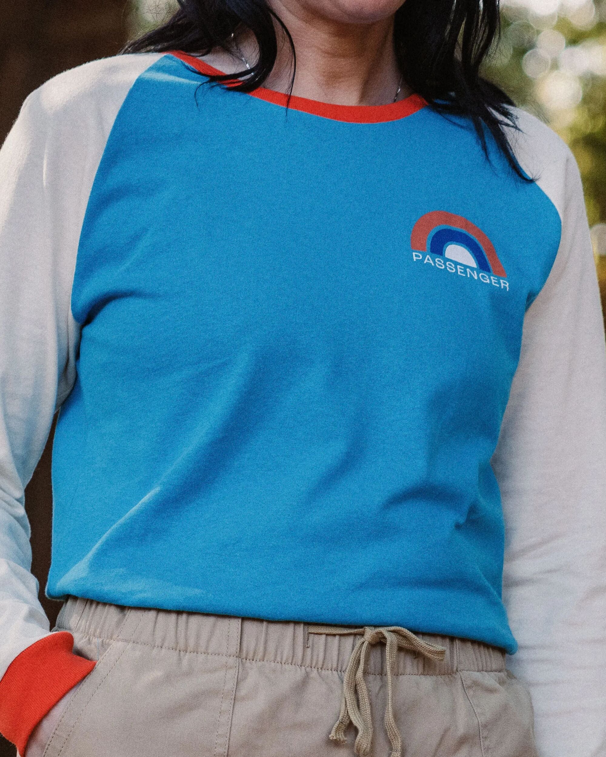 Riser Recycled Cotton LS T-Shirt - Bluejay - Lifestyle