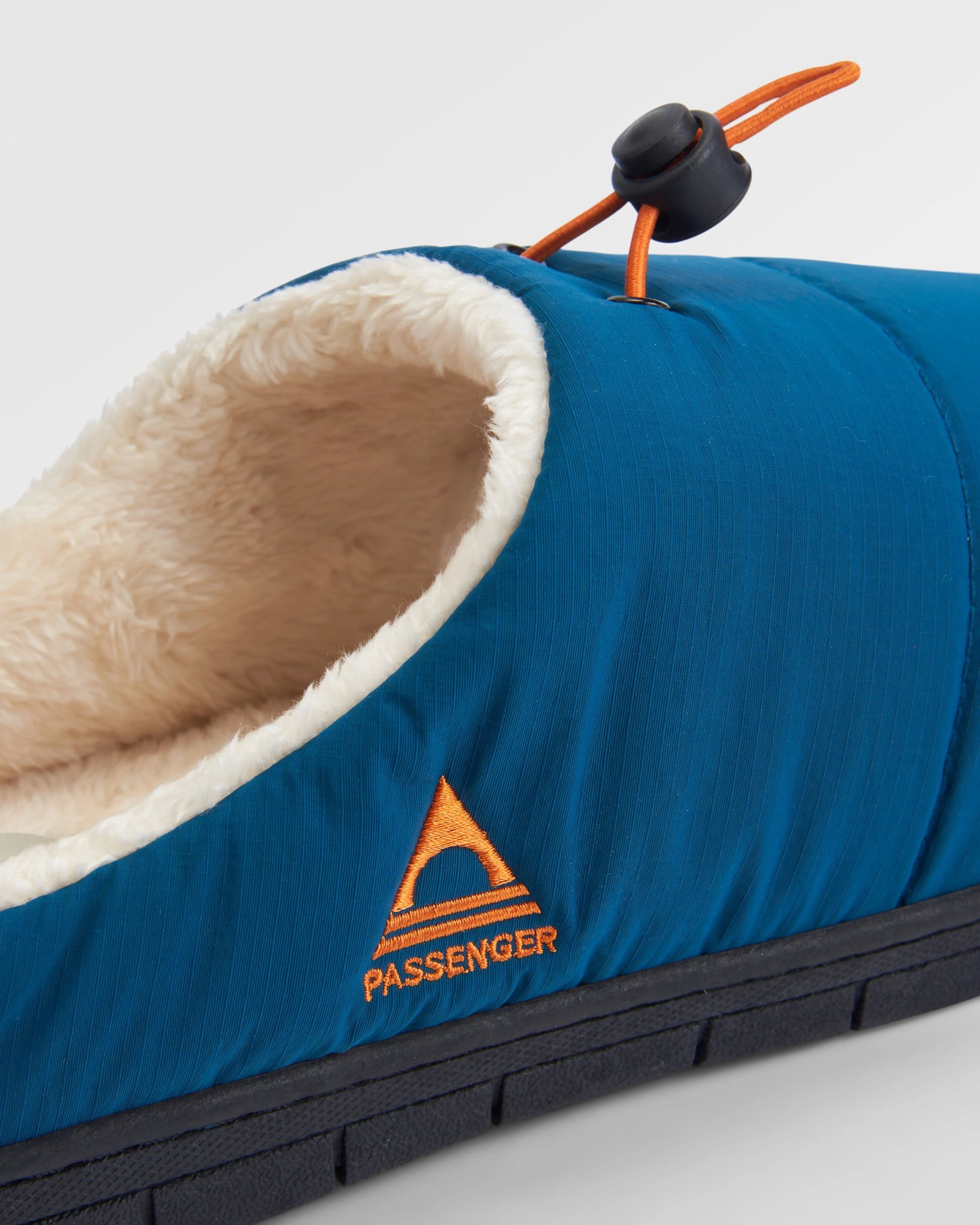 Step Out Men's Slipper - Tidal Blue - Flatlay