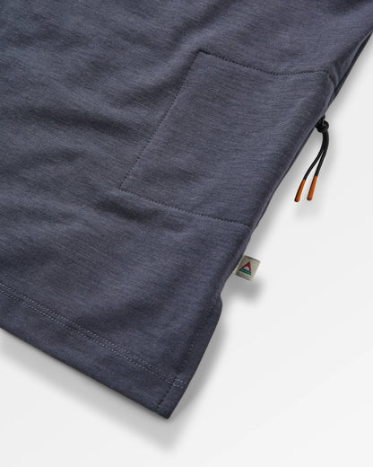 Ridescape Women's Active T-Shirt - Faded Black - Flatlay