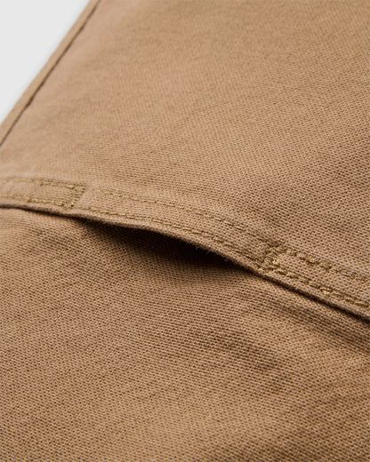 Vantage Cotton Canvas Trouser - Caramel - Flatlay