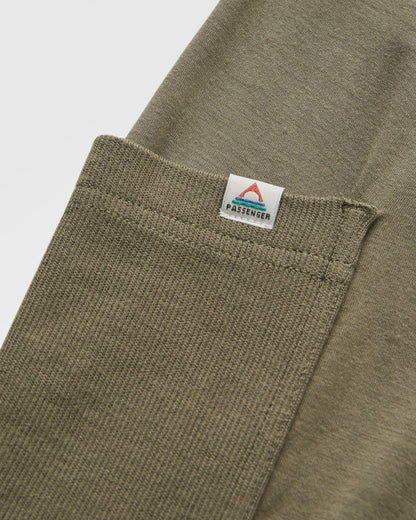 Day Dream Recycled Trouser 2.0 - Dusty Olive - Flatlay