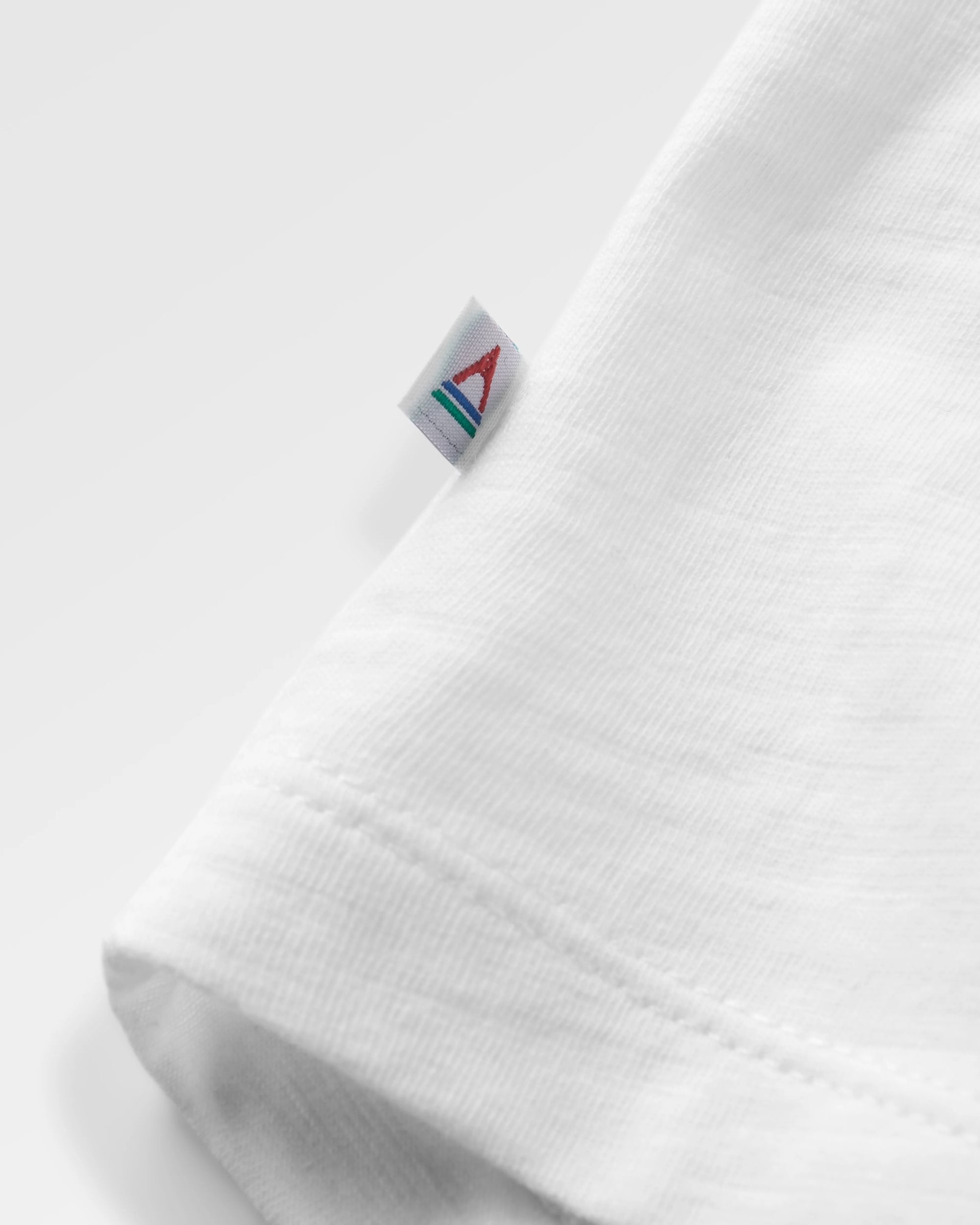 Rivergate Recycled Cotton Top - White - Flatlay