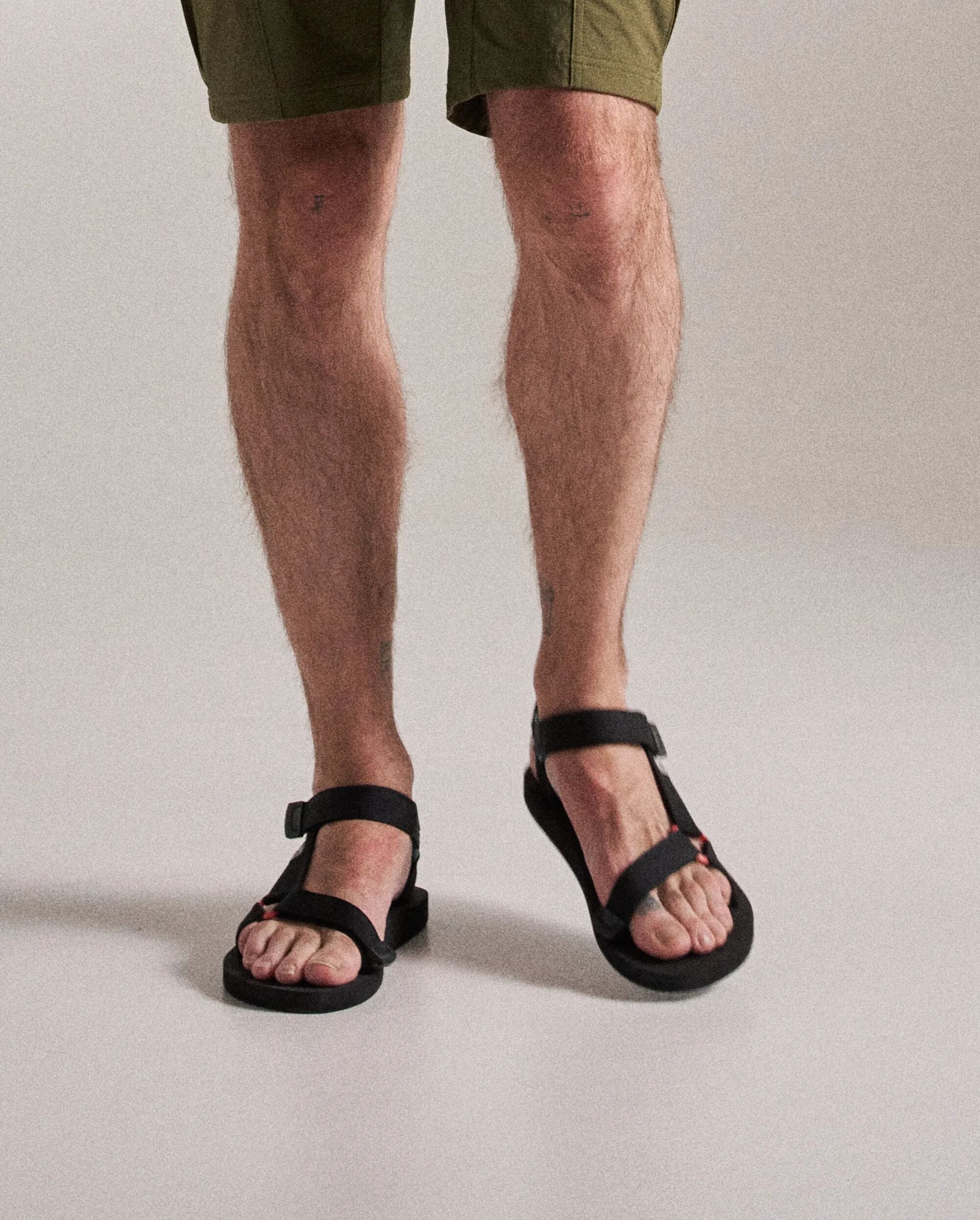Monterey Sandal - Black - Studio Model