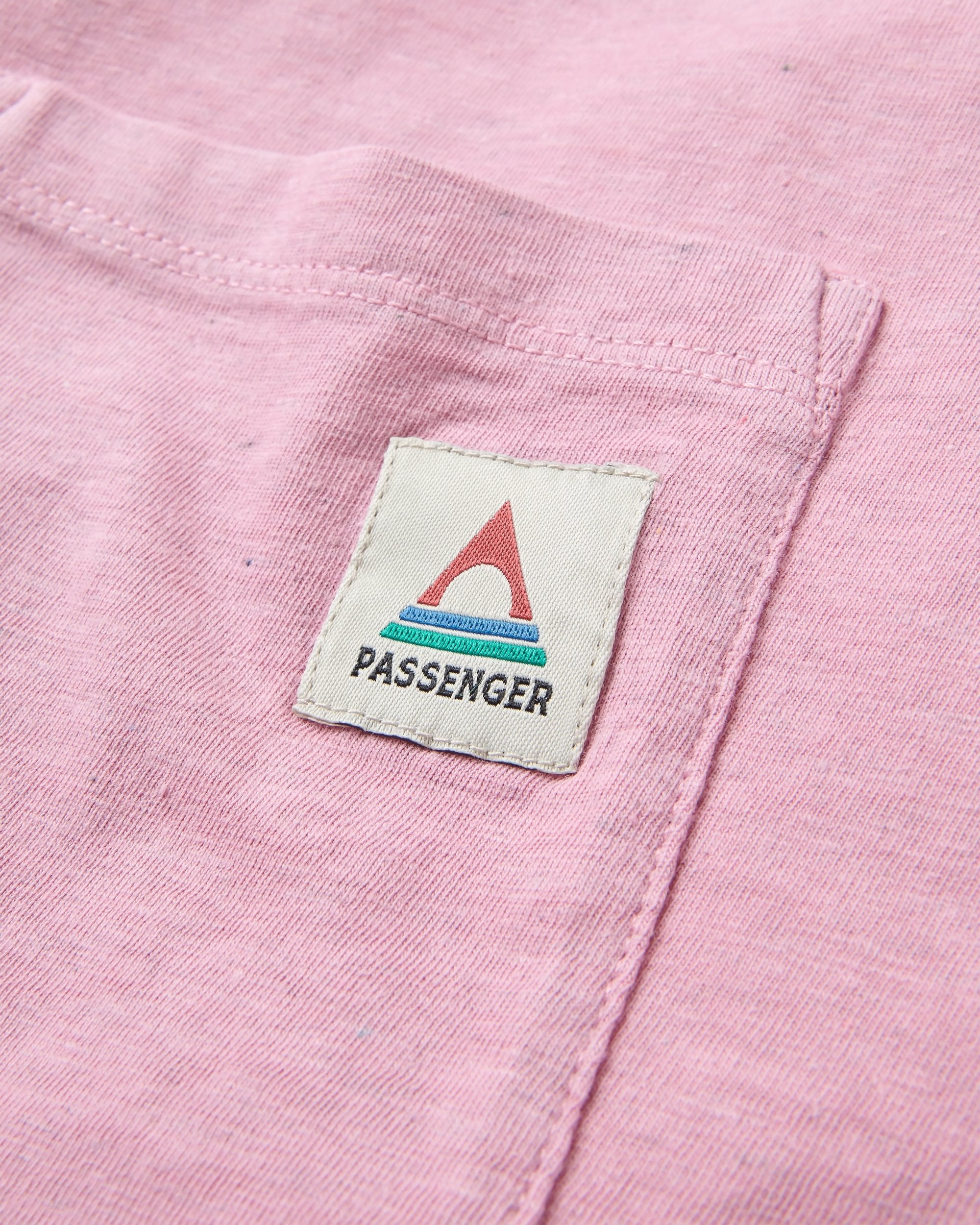 Heritage Recycled Relaxed Fit T-Shirt - Pink Haze - Flatlay