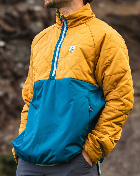 Pursue Recycled Thermore® Insulated Smock - Dusty Ochre/ Corsair Blue