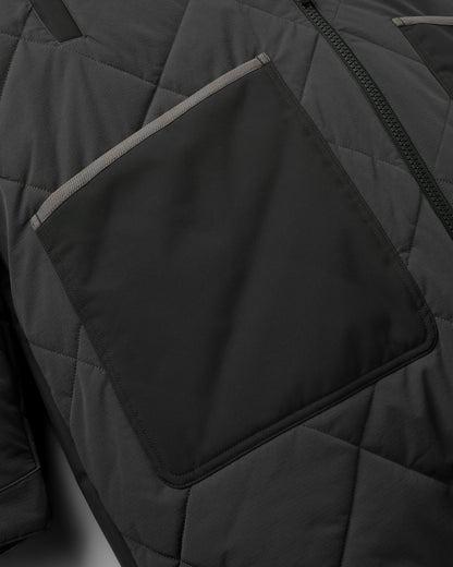 Campscape Winter Parka - Charcoal/Faded Black - Flatlay