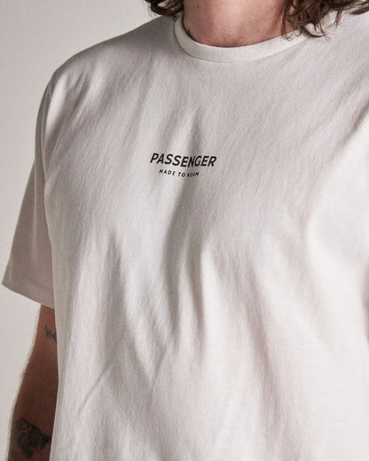 Passenger Recycled Cotton T-Shirt - White - Studio Ecomm