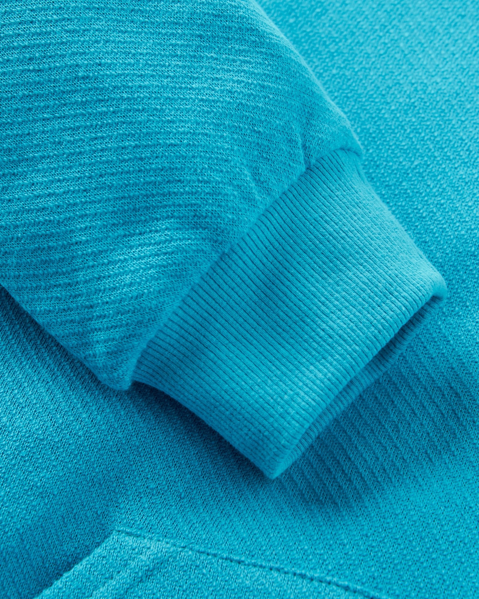 Sneak Organic Cotton Hoodie - Bluejay - Flatlay