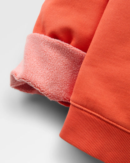 Downtime Heavyweight Sweatshirt - Ember Orange - Flatlay