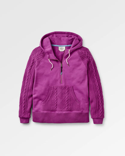 Brooke Zip Hoodie - Wild Berry  - Flatlay