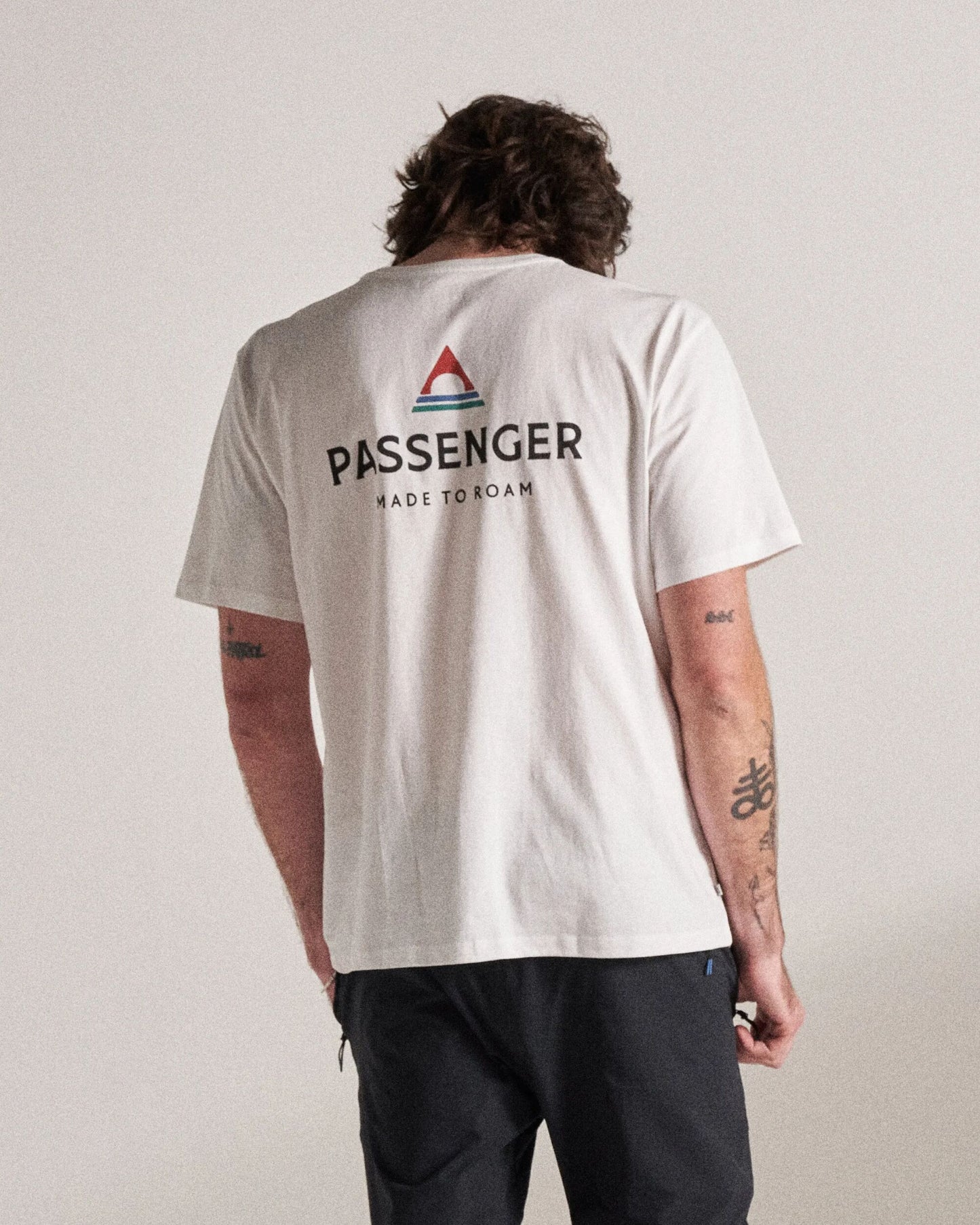 Passenger Recycled Cotton T-Shirt - White - Studio Ecomm