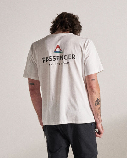 Passenger Recycled Cotton T-Shirt - White - Studio Ecomm