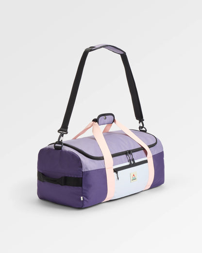 Boondocker 30L Duffel - Heather/ Deep Purple - Flatlay
