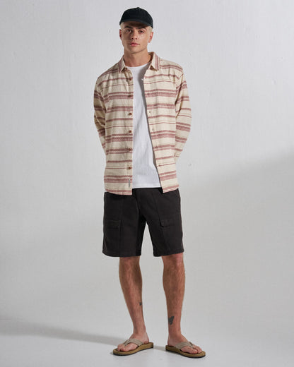 Apex Cargo Cotton Short - Espresso - Studio Model