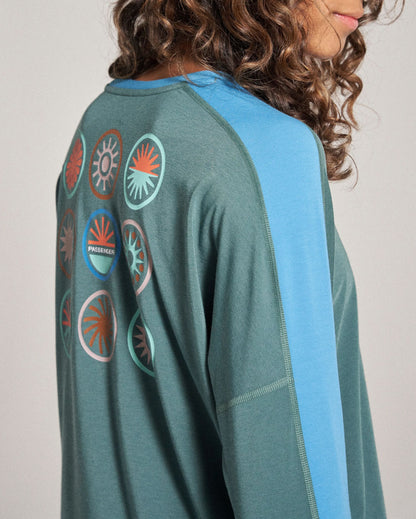 Chase The Light Drirelease® Active LS T-Shirt - Deep Ocean - Studio Model