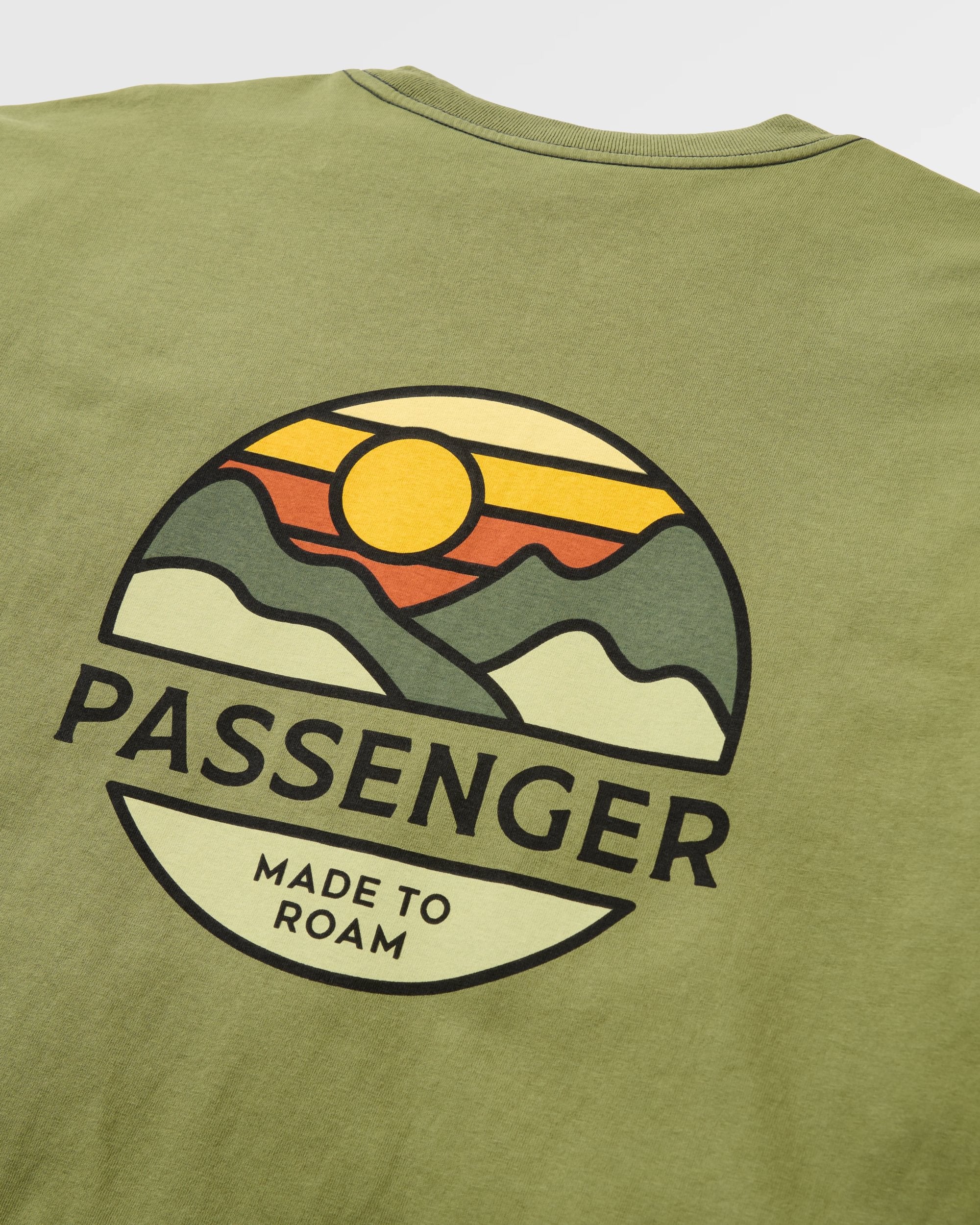 Laidback Relaxed Fit LS T-Shirt - Khaki - Flatlay
