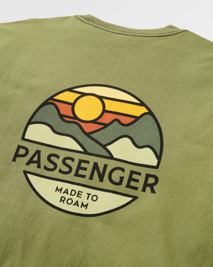 Laidback Relaxed Fit LS T-Shirt - Khaki - Flatlay