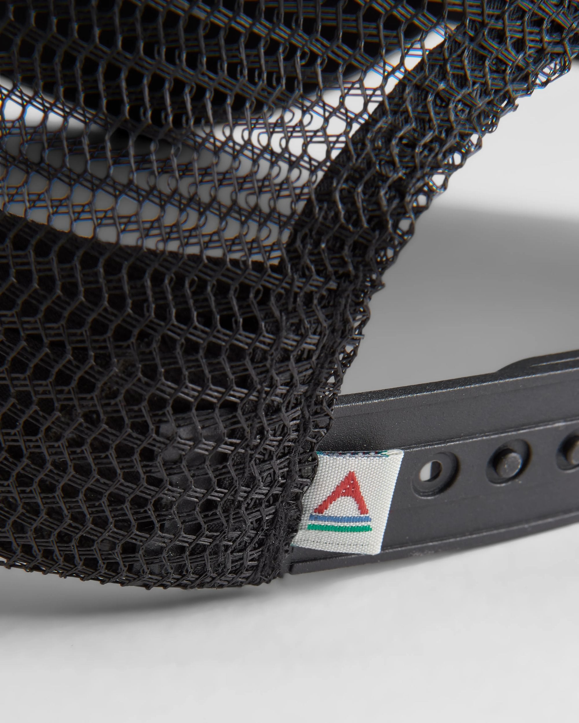 Odyssey Mesh Snapback Cap - Black - Flatlay