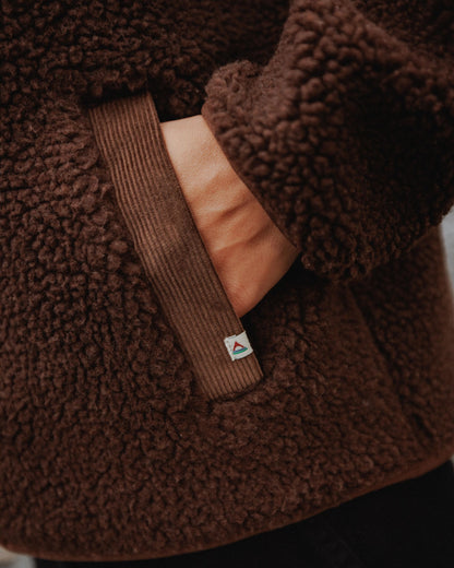 Tawny Deep-Pile Sherpa Fleece - Chestnut - Lifestyle