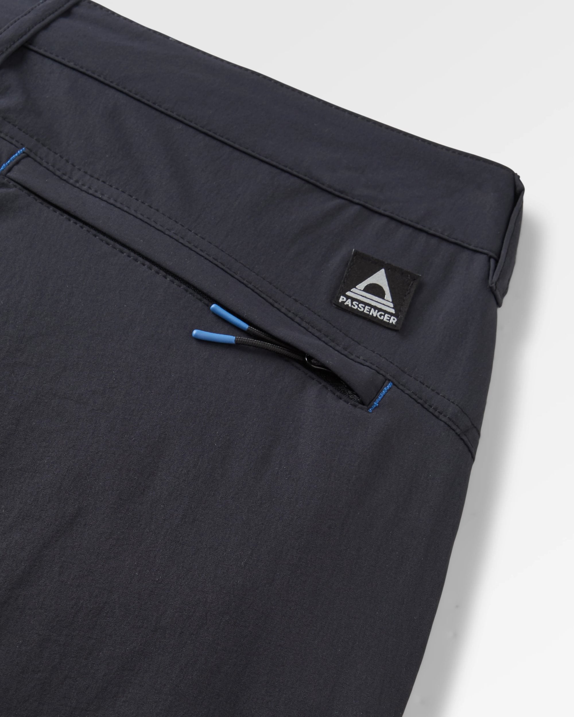 365 Trail Roll Up Trouser - Black - Flatlay