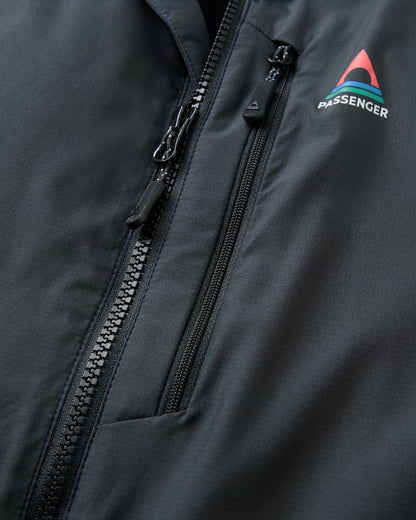 Daybreak Lightweight Recycled Thermore® Hoodless Jacket - Black - Flatlay