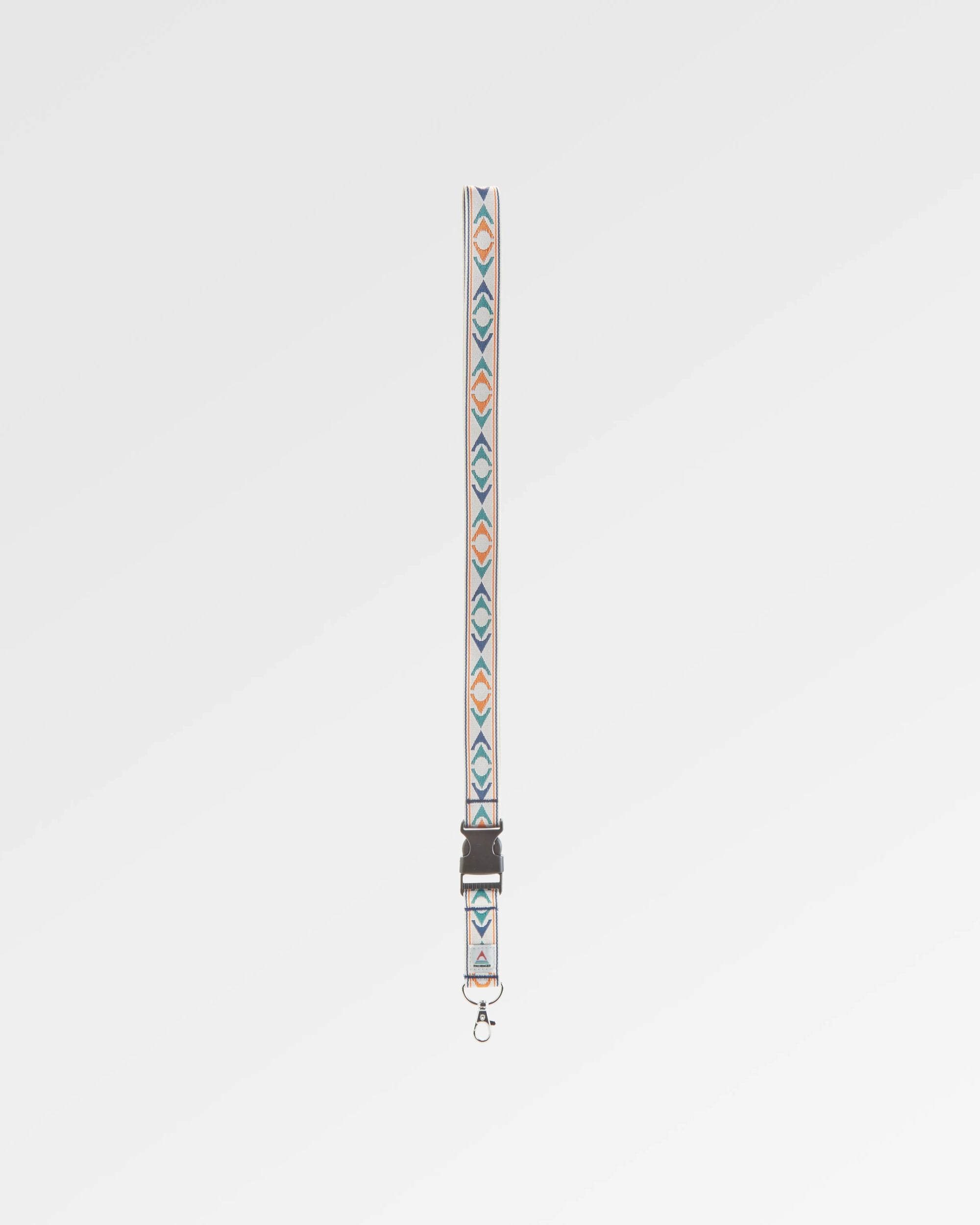 Travel Lanyard - Stepping Stone - Sunrise Orange/Birch - Flatlay