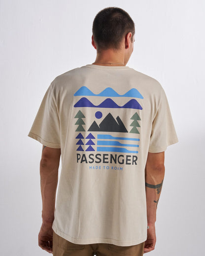 Cutout Organic Cotton T-Shirt - Birch - Studio Model